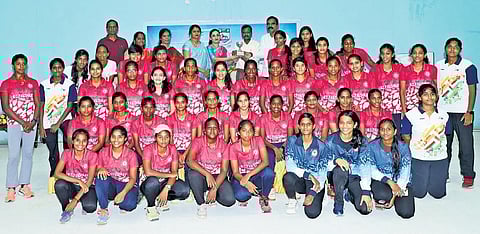 S Elumalai (Registrar, University of Madras), V Mahadevan (Director of Physical Education, University of Madras), Archna Prasad (principal, MOP Vaishnav College for Women), A Amutha Sumankumar (Direct