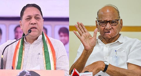 NCP leader Dilip Walse Patil; NCP chief Sharad Pawar (PTI File Photos)