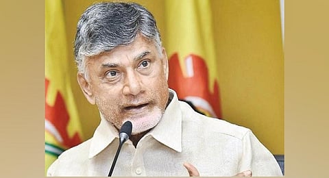 TDP supremo N Chandrababu Naidu. (Photo | Express)