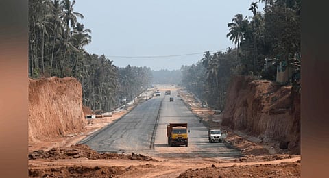 NH-66 widening work in Kozhikode.(File photo)