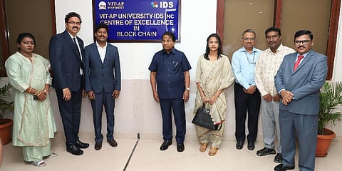 VIT-AP University in association with IDS inaugurated the Centre of Excellence in Blockchain in the campus | Express