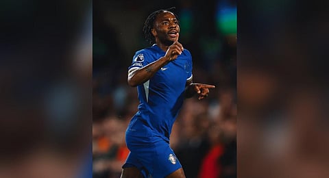 Chelsea's Raheem Sterling. (Photo | Twitter, @sterling7)