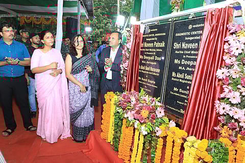 The diagnostic centres being inaugurated by the CM virtually. (Photo | Express)