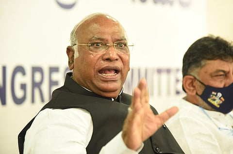 Mallikarjun Kharge. (File Photo | Nagaraja Gadekal, EPS)