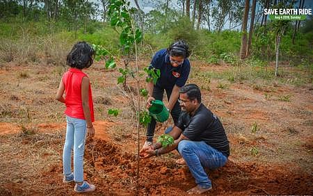 SER was conceived in 2019, to negate the biking community‘s carbon footprint.