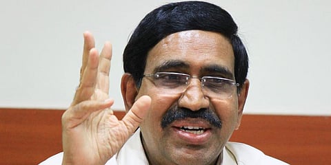 Former municipal Administration minister P Narayana. (File photo)