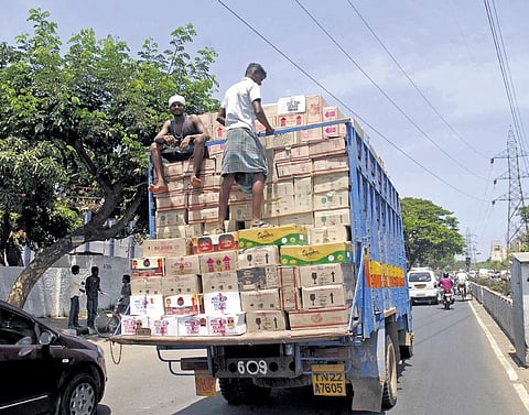On June 6, Centre requested the state govternments to enforce motor vehicle rules stricly against overloaded vehicles | P Jawahar