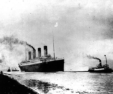 The Titanic sank in the North Atlantic Ocean on April 15, 1912 after colliding with an iceberg during her maiden voyage from Southampton, England to New York. (File Photo | AP)