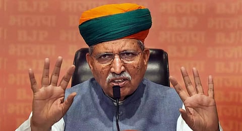 FILE - Union Law Minister and Bikaner MP Arjun Ram Meghwal. (Photo | PTI)