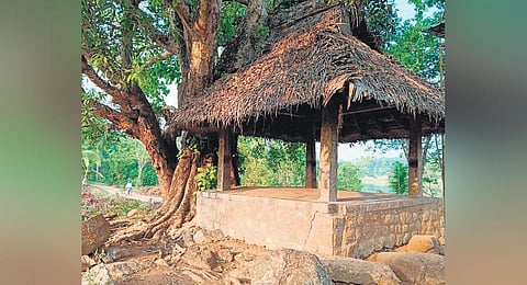 Kalathatt in Attuvassery village. (Photo | Express)