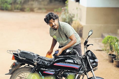 A still from the film 'Corona Dhavan' by debutant director CC.