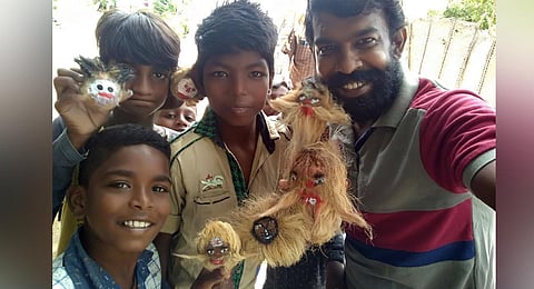 Ashok and Karthikeyan were chosen as Green Champions of Madurai by Pollution Control Board (PCB) department this year | Express