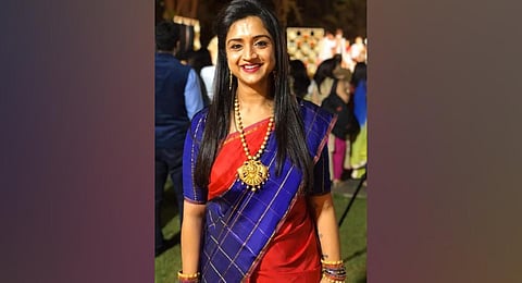 Kannada film actor-director Vijay Raghavendra's wife Spandana (Photo | Twitter)