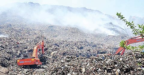 Jawaharnagar dumpyard on the outskirts of Hyderabad.Representational Image (File photo)