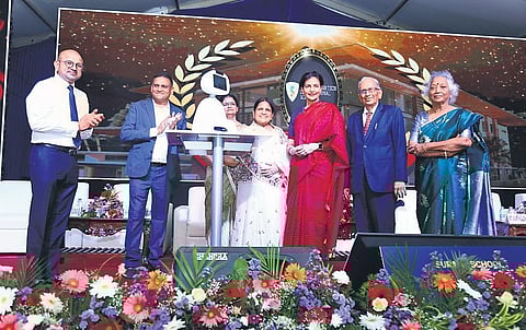 The school established by the Surana Group of Institutions was inaugurated in Besant Nagar on Sunday