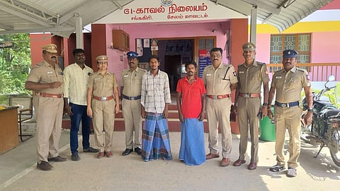 The accused were identified as Selvaraj (38) and his brother Prabhu (36) from Omalur in Salem district.