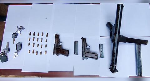 Carbine seized from illegal miners in Bhubaneswar