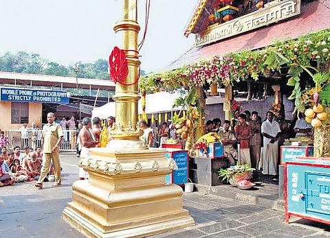 The Lord Ayyappa temple. (Photo | Express)