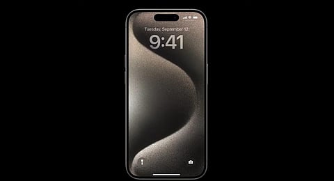 The new iPhone 15.(Screengrab - Youtube)