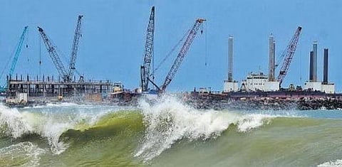 Vizhinjam International Port. (Photo | Express)