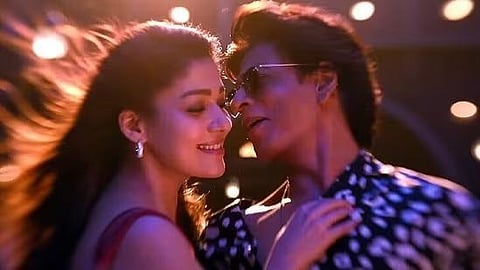 Nayanthara and Shah Rukh Khan in Jawaan.