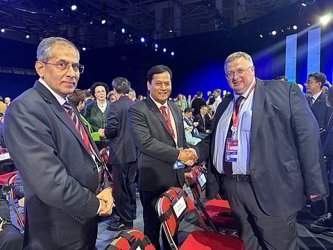 The Union Minister Sarbananda Sonowal is on a five day official visit to Russia.