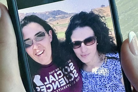 Emma Tsurkov with her sister Elizabeth Tsurkov in this selfie image dated Sept.2018. (Photo | AP)