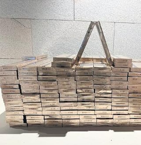 The cigarettes seized at KIA’s T2