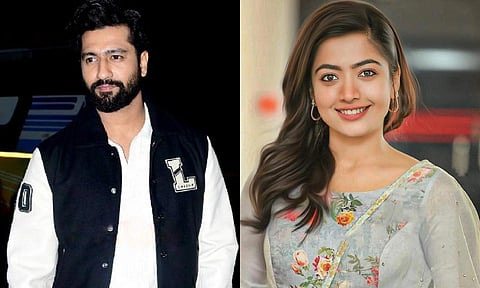 Vicky Kaushal and Rashmika Mandanna. (Photo | Express)