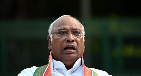 FILE - All India Congress Committee (AICC) President Mallikarjun Kharge. (Photo | AFP)