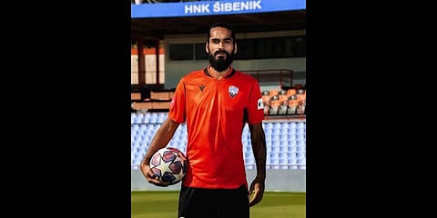 Indian center-back Sandesh Jhingan. (Photo | Twitter)