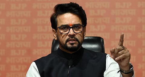 Union Minister Anurag Thakur. (Photo | Shekhar Yadav, EPS)