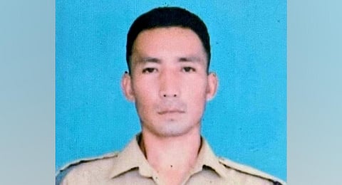 Sepoy Serto Thangthang Kom. (Photo | prodefkohima Twitter)