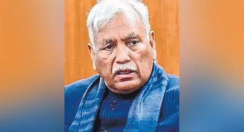 Delhi Legislative Assembly Speaker Ram Niwas Goel. (File photo)