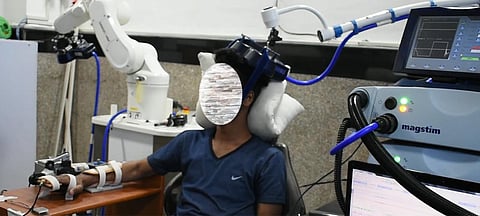 This trailblazing device addresses size and cost concerns plaguing conventional robotic solutions. (Photo | Express)