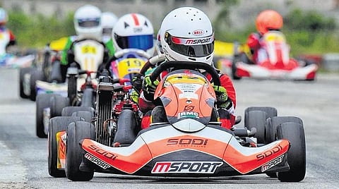 Rivaan Dev Preetham In the Micro Max category, Chennai's 11-year-old Rivaan Dev Preetham (MSPORT) leads the championship