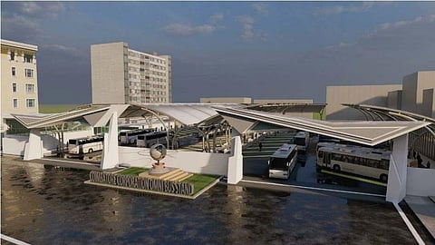 Omni bus stand on Sathy Road in Coimbatore