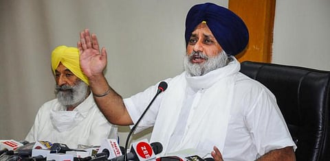 FILE: Shiromani Akali Dal chief Sukhbir Singh Badal. (File Photo | PTI)