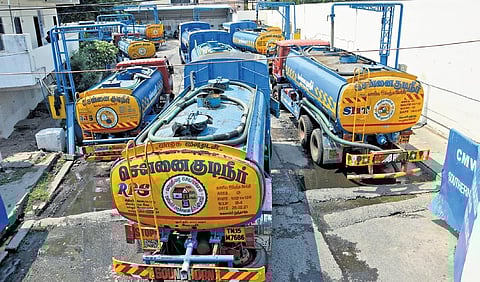 Image of tanker lorries used for representational purpose | Ashwin Prasath