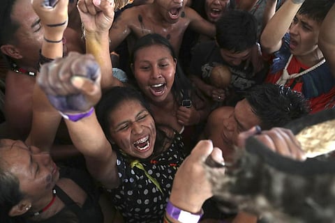 Indigenous people celebrate a Supreme Court ruling to enshrine Indigenous land rights, in Brasilia, Brazil. (Photo | AP)