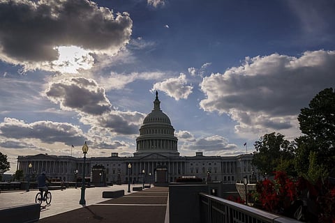 The Capitol is seen in Washington, Sept. 20, 2021. (Photo | AP)