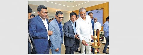 Health Minister Harish Rao inaugurates Arete Hospital in Gachibowli on Sunday | Express