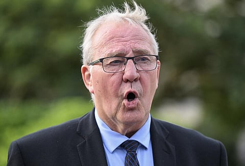 Canada's Defence Minister Bill Blair addresses journalists. (Photo | AFP)