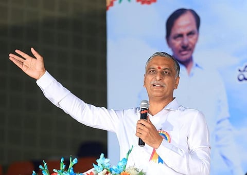 Telangana Minister Harish Rao (Express)