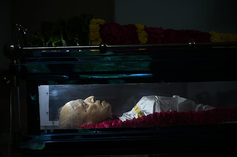 Dr MS Swaminathan, an eminent plant geneticist and Father of the Green Revolution in India, died at the age of 98 at his home on Thursday. (Photo | P. Ravikumar, EPS)