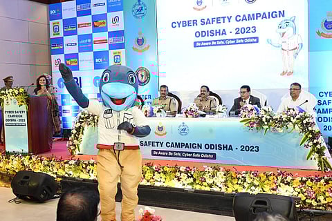 Curtain raiser event for the cyber safety campaign. (Photo | Express)