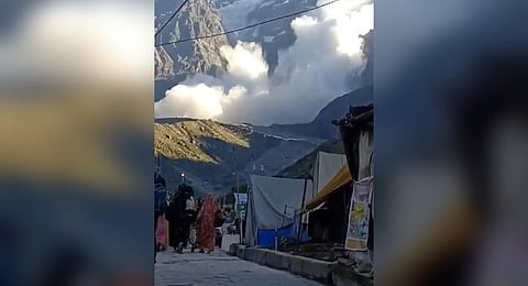 According to information received from the District Disaster Management Authority Rudraprayag, 'An avalanche occurred on Sunday morning from Sumeru Mountain near Kedarnath Dham.'