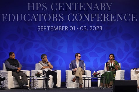 Hyderabad Public School holds educators conclave to discuss the future of education and the upskilling of teachers in Hyderabad on Friday | Sri Loganathan Velmurugan