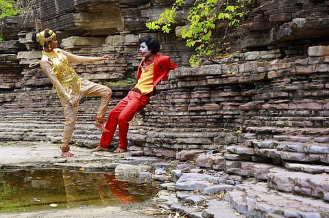 ‘The Jathangi’ revolves around the relationship of a joker and a devil and aims to dispel unfounded beliefs about ghosts. (Photo | Express)