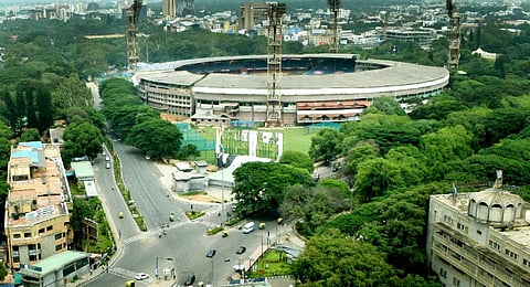 A view of Chinnaswamy stadium. (Photo | Pandarinath B, EPS)